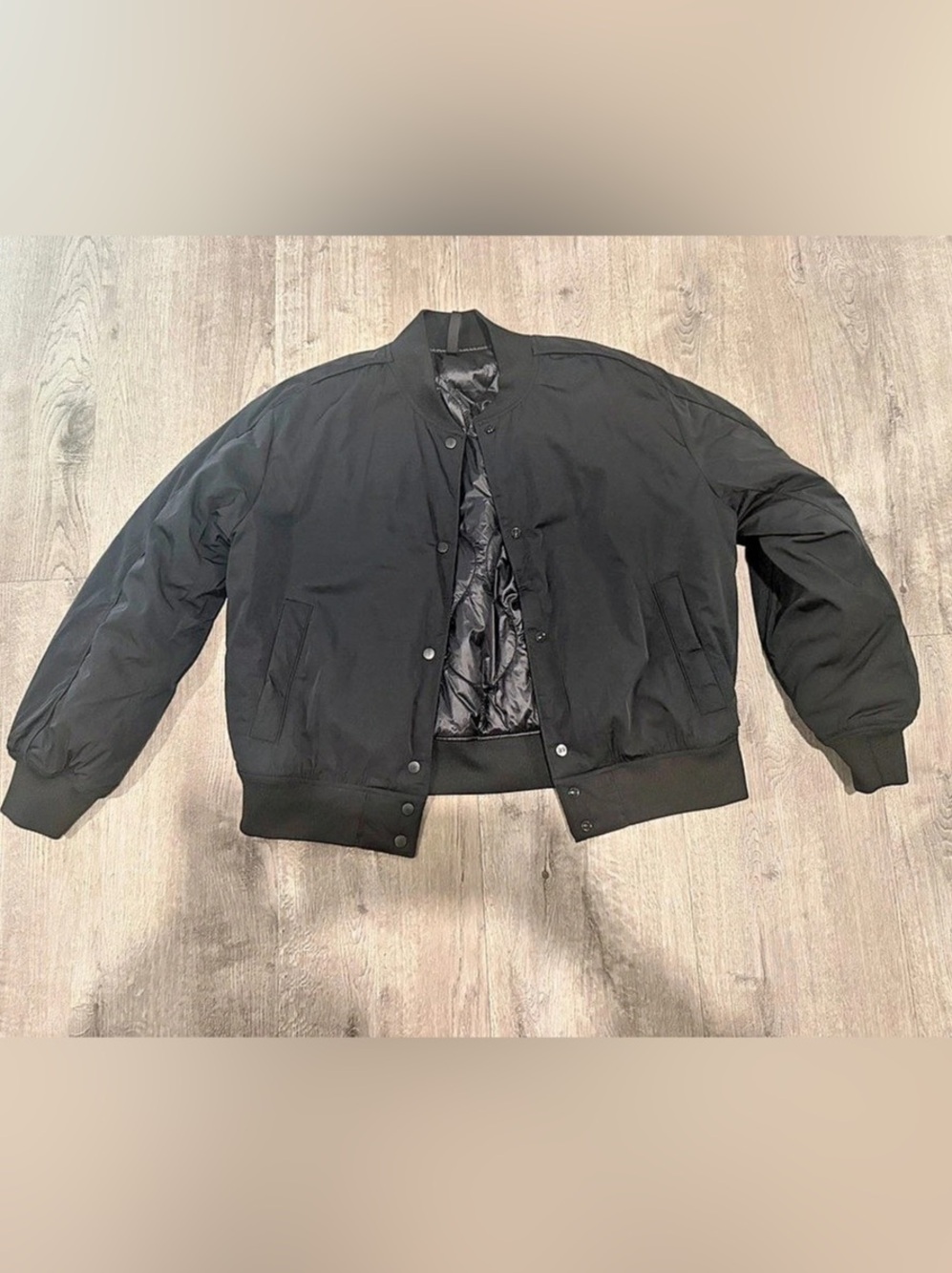 Lululemon Black Bomber Jacket Small